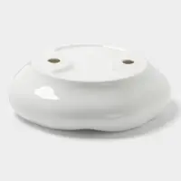 Блюдо Hanna Kn&ouml;vell, 75 мл, d=19.5 см, фарфор, белое