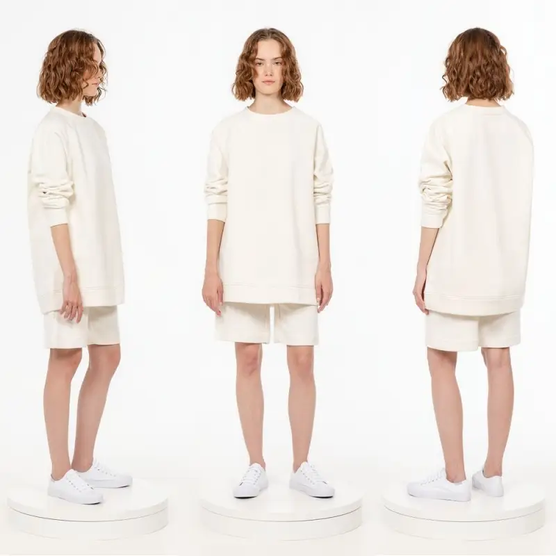 Свитшот унисекс S1, молочно-белый, размер XS/S Свитшот унисекс S1, молочно-белый, размер XS/S