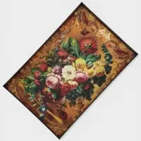 Поднос с ручками Дарим Красиво &laquo;Цветы&raquo;, дерево, 30&times;20&times;4.5 см, разноцветный