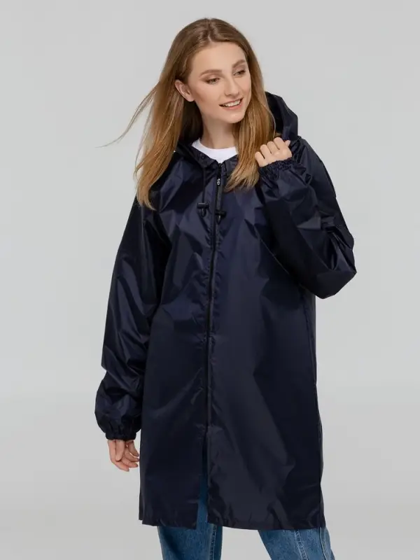 Дождевик «Плащ, плащ», темно-синий, размер S Дождевик «Плащ, плащ», темно-синий, размер S
