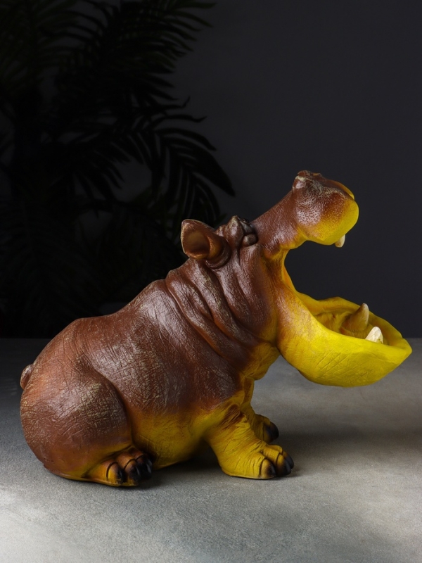 Копилка Копилка "Бегемот с открытой пастью" 14х32х17 см