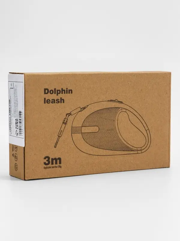 Рулетка - поводок для собак, лента 3 метра, зелёная