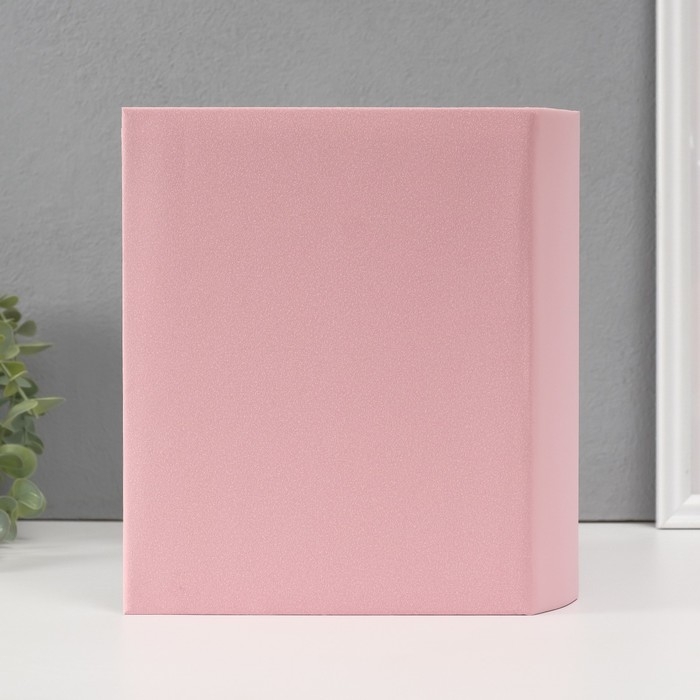 Фотоальбом на 200 фото 10х15 см кожзам Фотоальбом на 200 фото 10х15 см кожзам "Мишка малыш" розовый 5,5х18,6х22,6 см