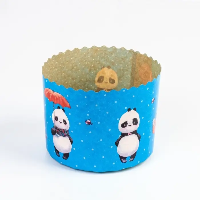 Форма бумажная для кекса, маффинов и кулича Форма бумажная для кекса, маффинов и кулича "Зверята" 110х85мм (фасовка 20 шт)