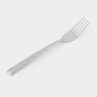 Вилка столовая Доляна &laquo;Пулкин&raquo;, длина 19.8 см, толщина 1.2 мм, серебристая