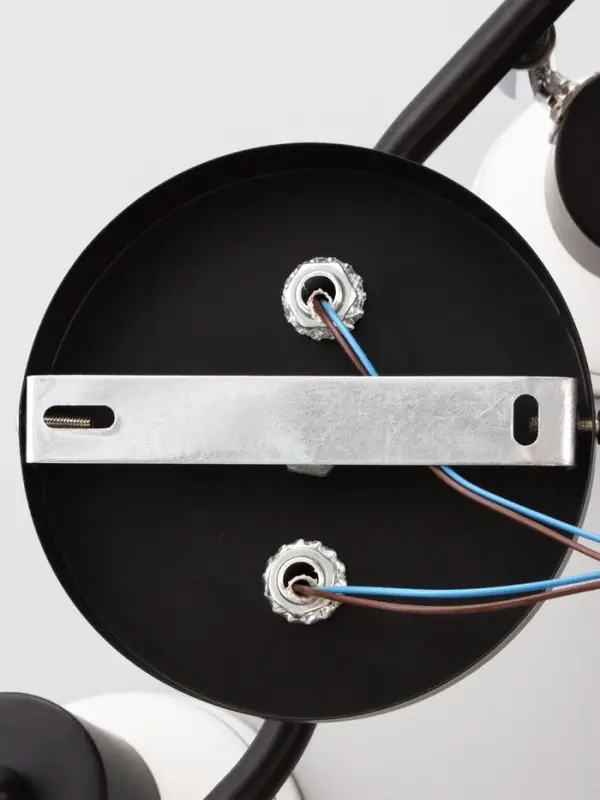 Спот потолочный &laquo;Айрис&raquo;, 2хЕ14, 40 Вт, черный, 38&times;18&times;22 см