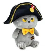Мягкая игрушка "Кот Басик. Наполеон", 16 см KsE-005