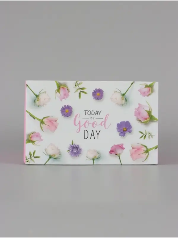 Коробка для капкейков, кондитерская упаковка, 4 ячейки &laquo;Today is a good day&raquo;, 16&times;16&times;10 см