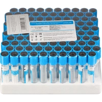 Вакуумные пробирки с Na цитрат 3,8% 3,6 мл, 13х75 мм, APEXLAB 100 шт/уп