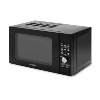 Микроволновая Печь HYM-D3033 20л 700Вт черный