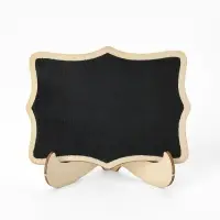 Меловой ценник &laquo;На подставке&raquo; 10&times;5&times;7, вытянутые углы, (фасовка 10 шт.), цвет чёрный