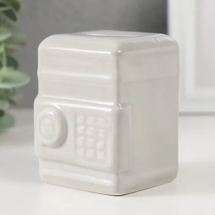 Копилка для денег &laquo;Стальной сейф&raquo;, керамика, 6.2&times;5.5&times;8.8 см