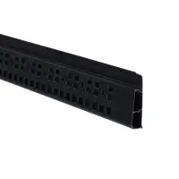 Плинтус напольный &laquo;Деконика&raquo;, 2200&times;70 мм, цвет 007 чёрный