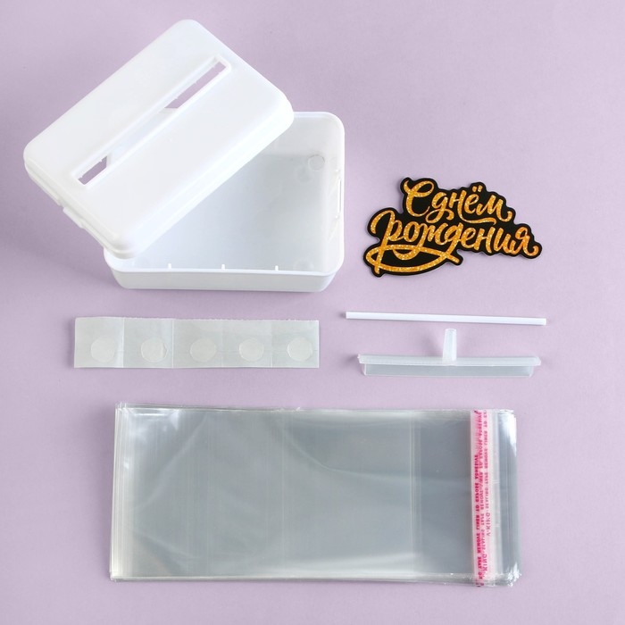 Коробка для маскировки денег в торте Коробка для маскировки денег в торте "С Днем Рождения", 11 х 8 х 6 см