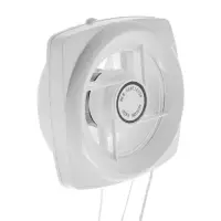 Вентилятор вытяжной ZEIN LOF-05, d=110 мм, 220 В, 20 Вт, с жалюзи, провод