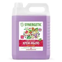 Крем-мыло жидкое SYNERGETIC, биоразлагаемое, для мытья рук и тела &laquo;Дикие ягоды&raquo;, 5 л