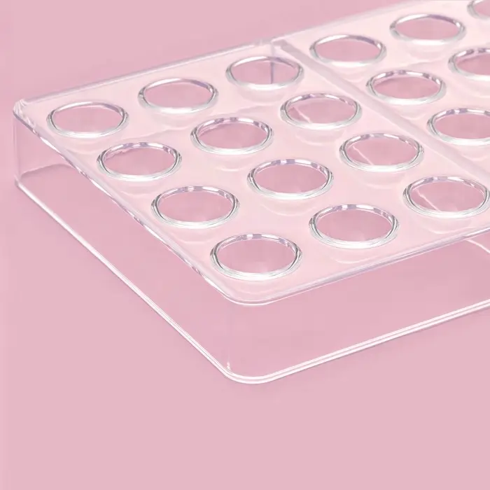 Форма для конфет и шоколада KONFINETTA &laquo;Полусфера&raquo;, 28&times;14 см, 36 ячеек 2&times;1 см, пластик, прозрачная