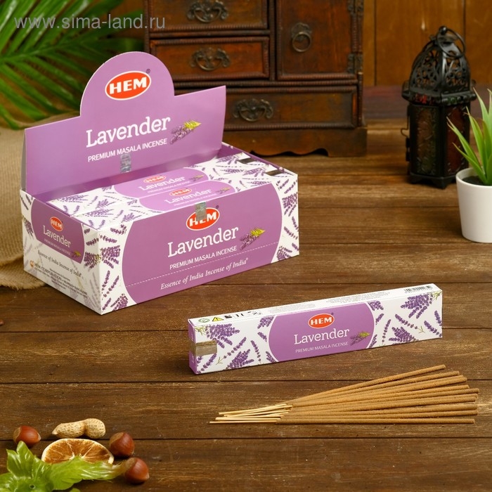 Благовония Благовония "HEM" 15 гр. Масала Лаванда