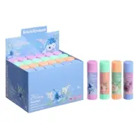 Клей-карандаш, ErichKrause EasyStick Pastel Bloom, PVP, экономичный расход, 19 г, МИКС