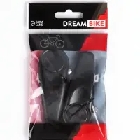 Рога на руль Dream Bike K-45, алюминий, чёрные