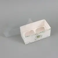 Коробка для капкейков, кондитерская упаковка, 2 ячейки &laquo;Для тебя&raquo;, 16&times;8&times;7.5 см