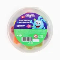 Тесто для лепки Смешарики, 12цветов 30 гр в ведерке