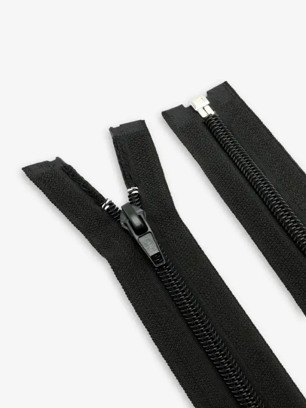 Молния &laquo;Спираль&raquo;, №7, разъёмная, замок автомат, 80 см, чёрная