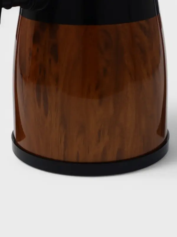 Башня пивная WoodPlast, колба 3 л, ёмкость для льда 3 л, 18.5&times;18.5&times;54 см, пластик, чёрная, коричневая