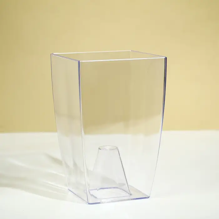 Горшок для орхидей, 2 л, 12,5 × 19,5 см, пластик, прозрачный Горшок для орхидей, 2 л, 12,5 × 19,5 см, пластик, прозрачный