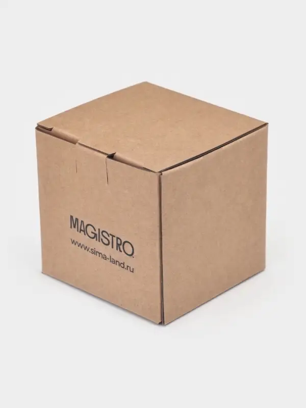 Сахарница Magistro &laquo;Бланш&raquo;, 540 мл, фарфор, белая