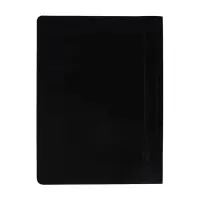 Папка-скоросшиватель Calligrata, А4, 120 мкм, чёрная, прозрачный верх