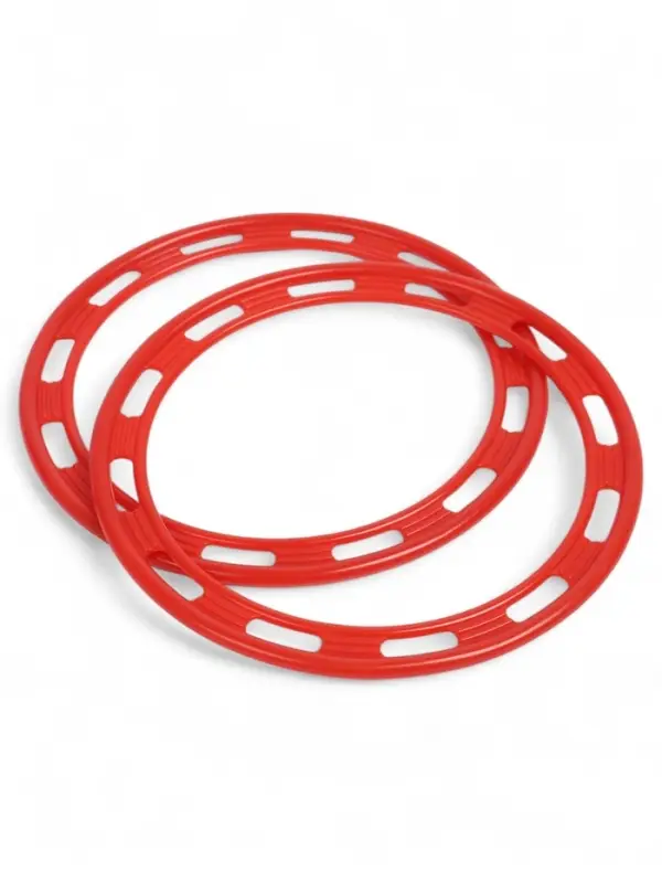 Кольцеброс уличный, 3 стойки, 6 колец, МИКС