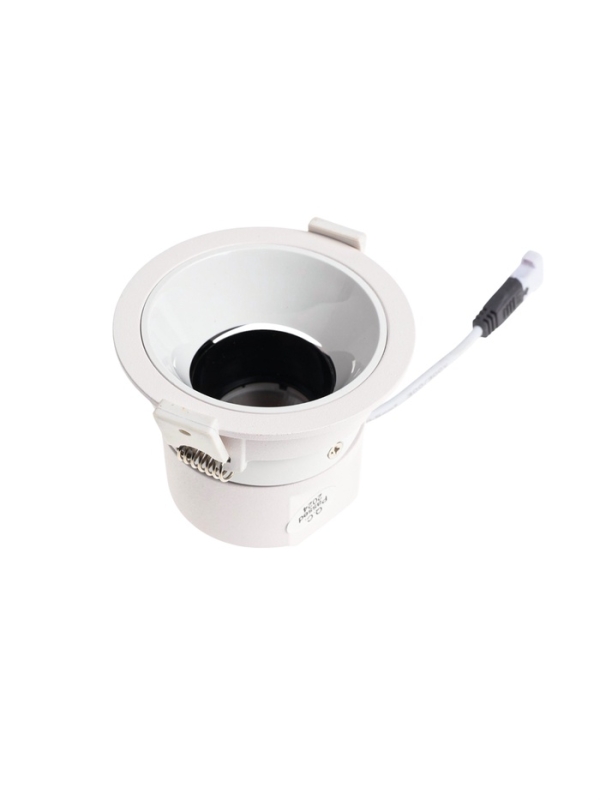 Светильник светодиодный встраиваемый, поворотный, 6Вт, 6500К, с драйвером, D75, белый Светильник светодиодный встраиваемый, поворотный, 6Вт, 6500К, с драйвером, D75, белый