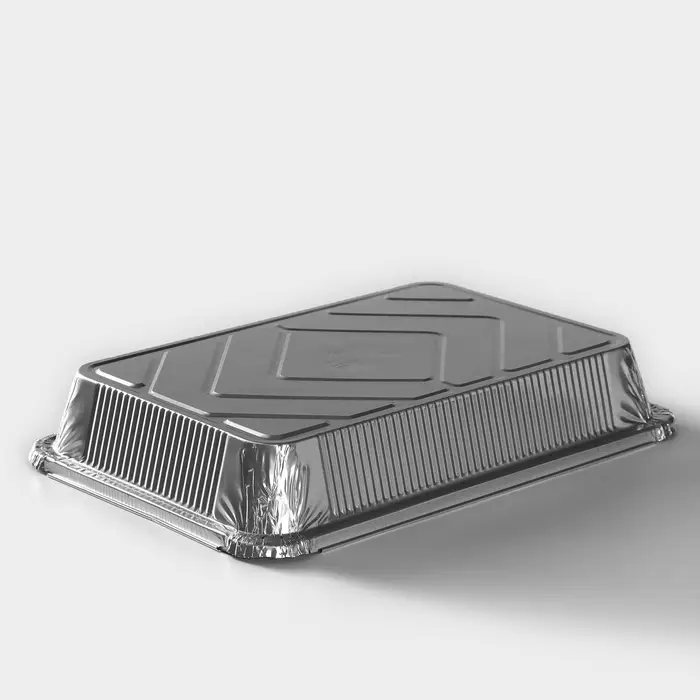Форма для выпечки и запекания Доляна, 2.1 л, 31.5×21.5×6 см, фольга, серебристая Форма для выпечки и запекания Доляна, 2.1 л, 31.5×21.5×6 см, фольга, серебристая