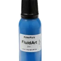Краска акрил для техники Флюид Арт 25мл KolerPark, синяя KР.304-0,025