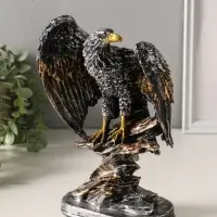 Фигура полистоун &laquo;Орёл на камне расправил крылья&raquo;, 25&times;19 см