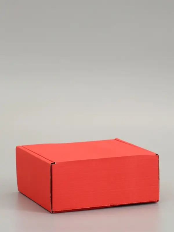 Коробка самосборная, красная, 18 х 18 х 8 см,