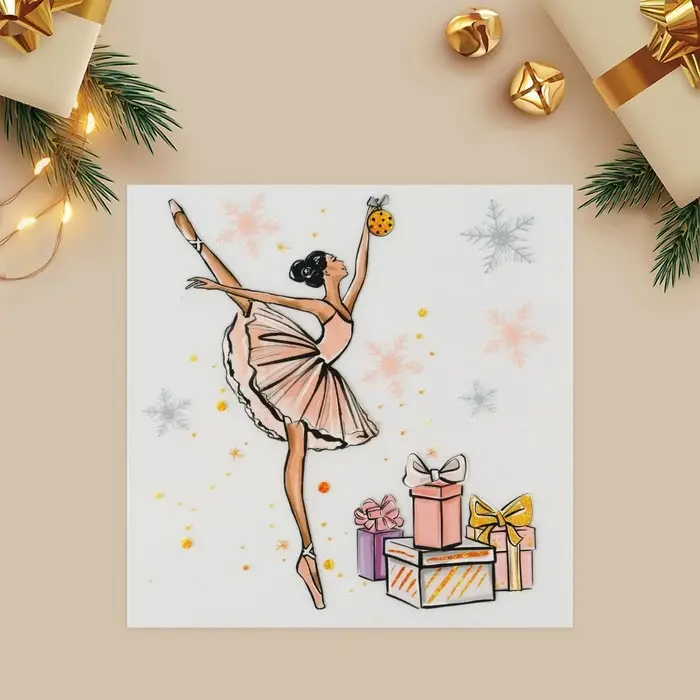 Термонаклейка «Балерина», 15 х 15 см Термонаклейка «Балерина», 15 х 15 см