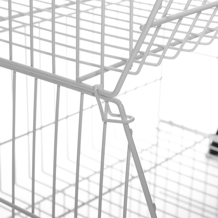 Горка-накопитель из четырёх корзин, 63×43×120, цвет белый Горка-накопитель из четырёх корзин, 63×43×120, цвет белый