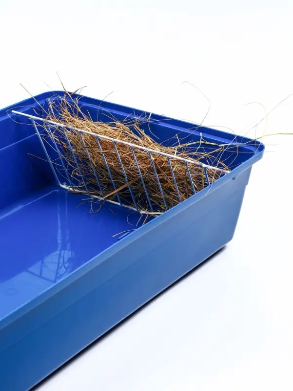 Клетка для кроликов, 60&times;36&times;32 см, усиленная, синяя