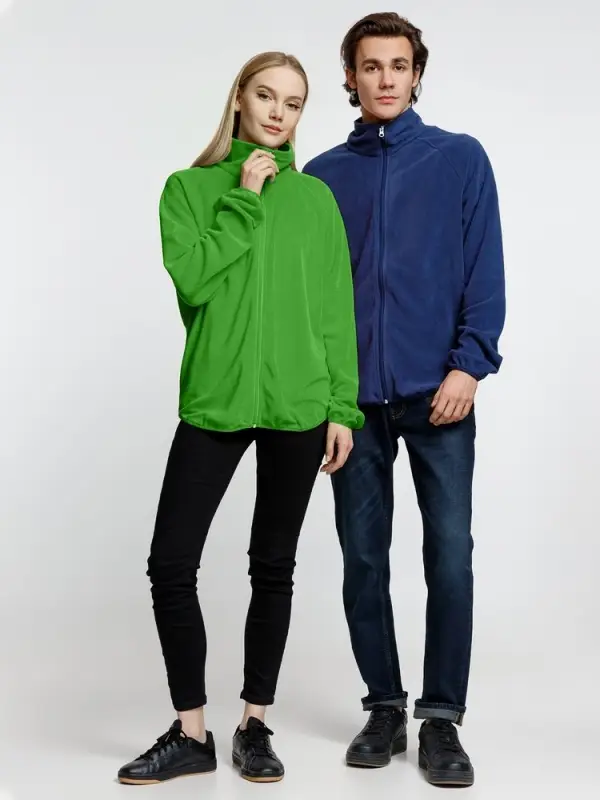 Куртка флисовая унисекс Fliska, зеленое яблоко, размер XS/S Куртка флисовая унисекс Fliska, зеленое яблоко, размер XS/S