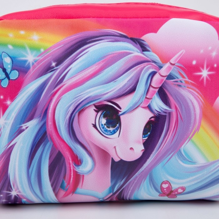 Сумка детская для девочки «Волшебный единорог» из эко-кожи, на ремешке, 15х12х3 см Сумка детская для девочки «Волшебный единорог» из эко-кожи, на ремешке, 15х12х3 см