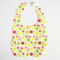 Нагрудник для кормления Крошка Я &laquo;Вкусная история&raquo; непромокаемых на липучке, 3 шт.