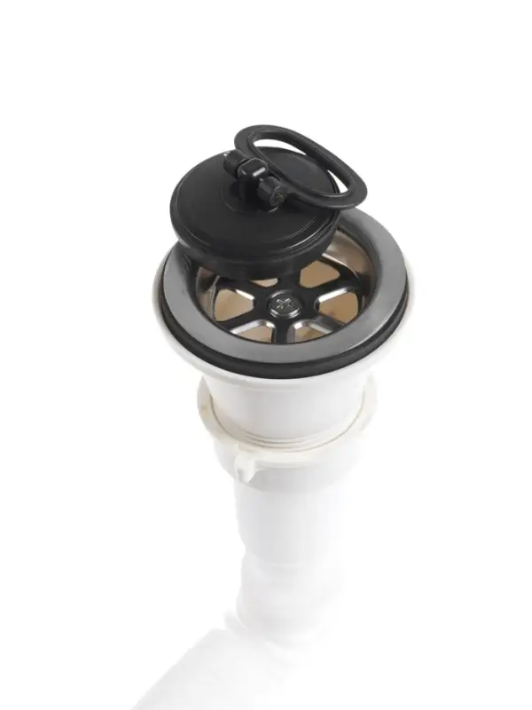 Мойка кухонная MIXLINE 531266, врезная, толщина 0.6 мм, 38&times;38&times;15 см, вып. 3 1/2", с сифоном