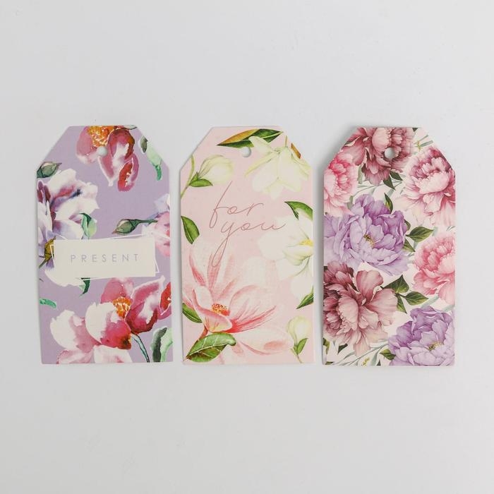 Набор атласных лент «Пионы» 14 х 19 см, 3 шт. Набор атласных лент «Пионы» 14 х 19 см, 3 шт.