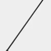 Карниз для ванной комнаты "Эталон" 110-200 см, цвет черный