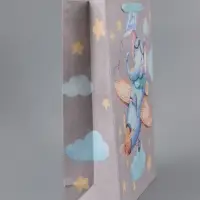 Пакет подарочный крафтовый, упаковка, &laquo;Малышам&raquo;, L 31&times;40&times;11.5 см