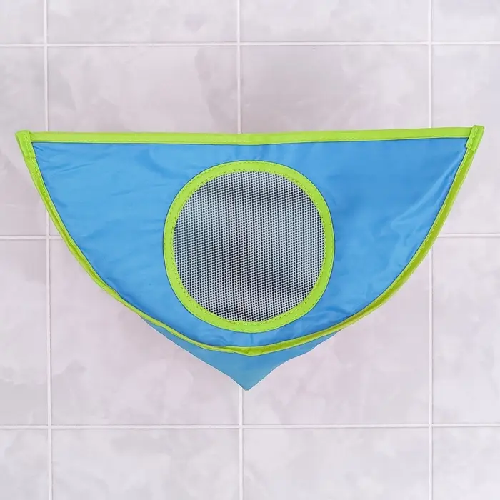 Сетка для хранения игрушек в ванной, голубая