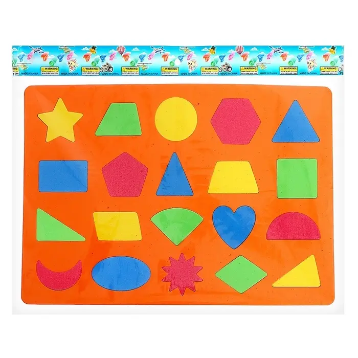 Коврик-пазл &laquo;Умные фигуры&raquo;, цвета МИКС