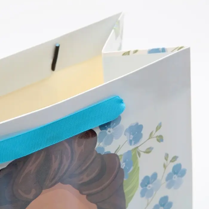 Пакет подарочный ламинированный, упаковка, «Для тебя», радужная голография, ML 23 х 27 х 11.5 см